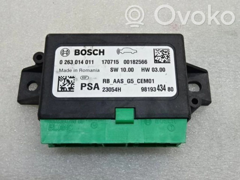 Citroen C3 Parking PDC control unit/module 