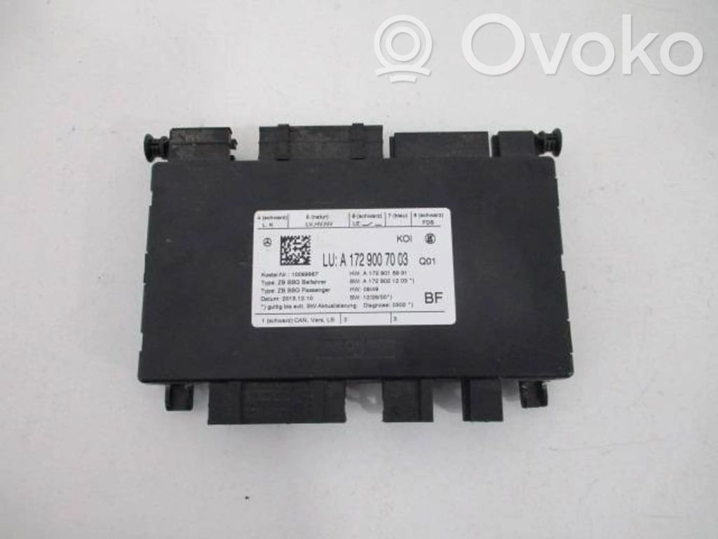 Mercedes-Benz E C207 W207 Module de commande de siège 