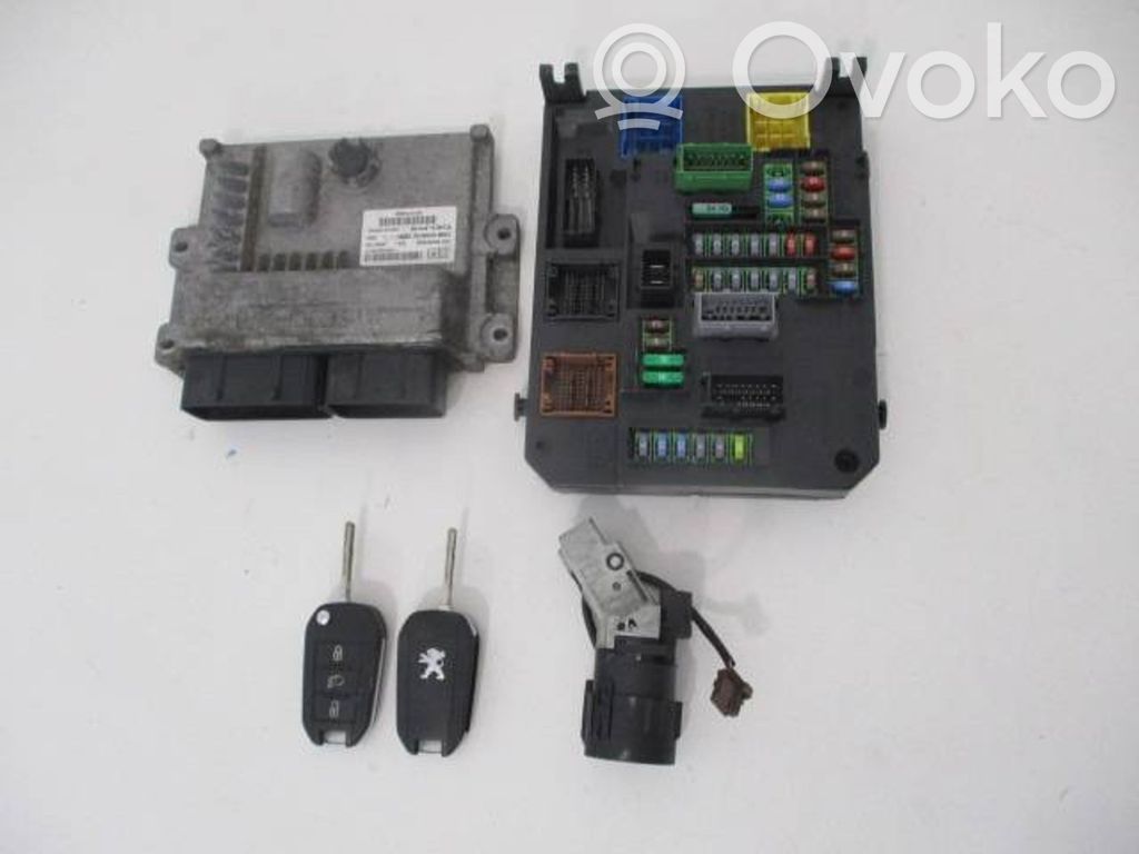 Peugeot 308 Engine ECU kit and lock set 