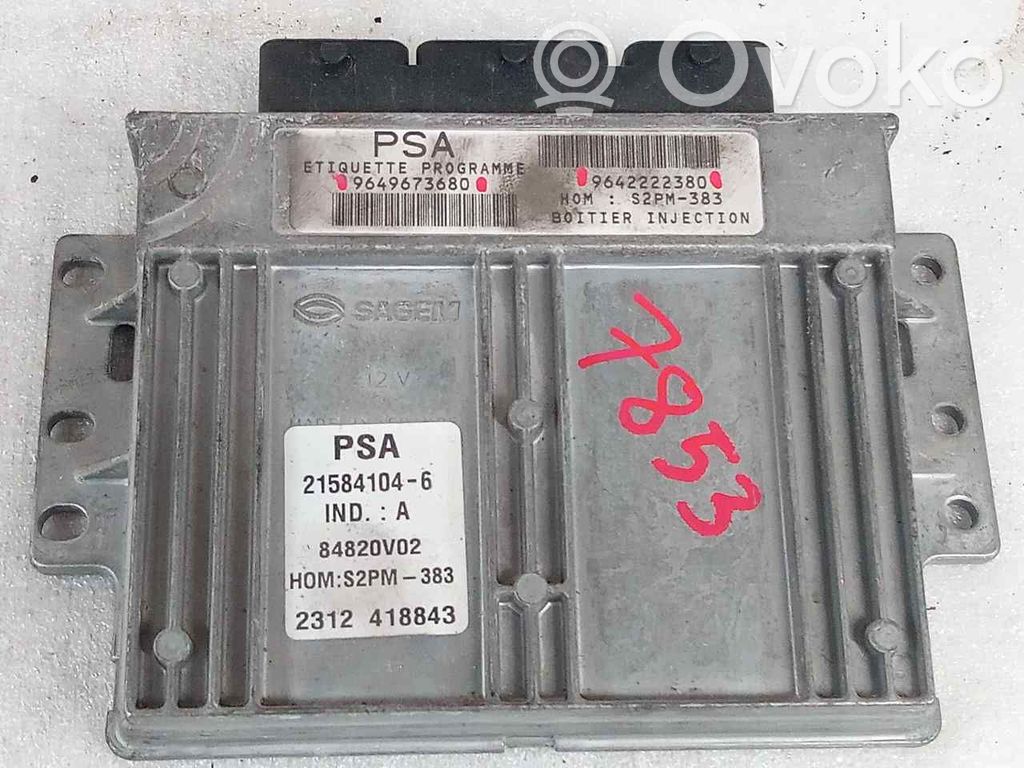Engine control unit/module   9649673680
