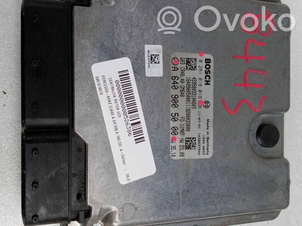 Engine control unit/module   0281018019