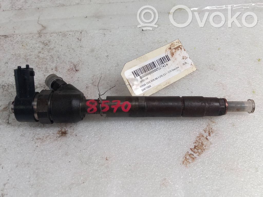 Inyector de combustible   0445110236