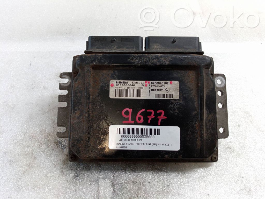 Renault Megane I Engine control unit/module 