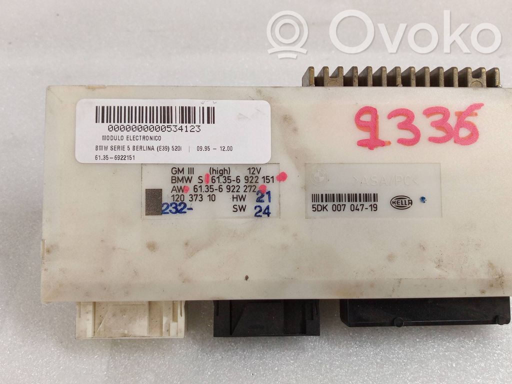 BMW 5 E39 Kiti valdymo blokai/ moduliai 