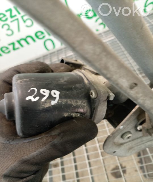 Front wiper linkage