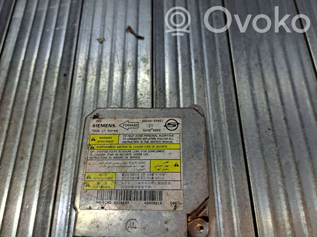SsangYong Kyron Airbag control unit/module 