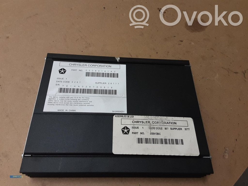 Garso stiprintuvas   05064138AC,05064141AC