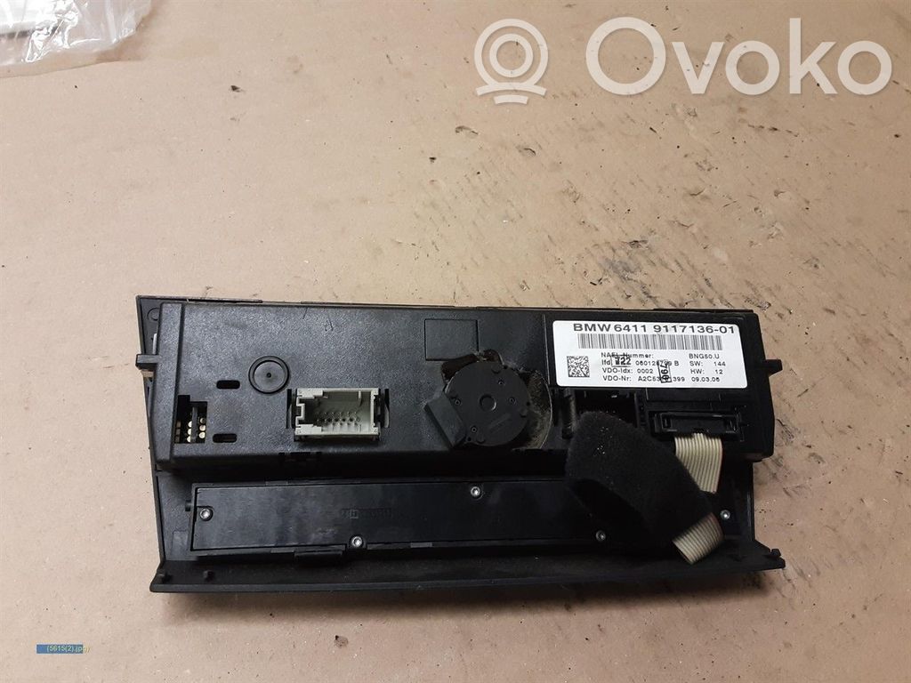 BMW 3 E90 E91 Climate control unit 