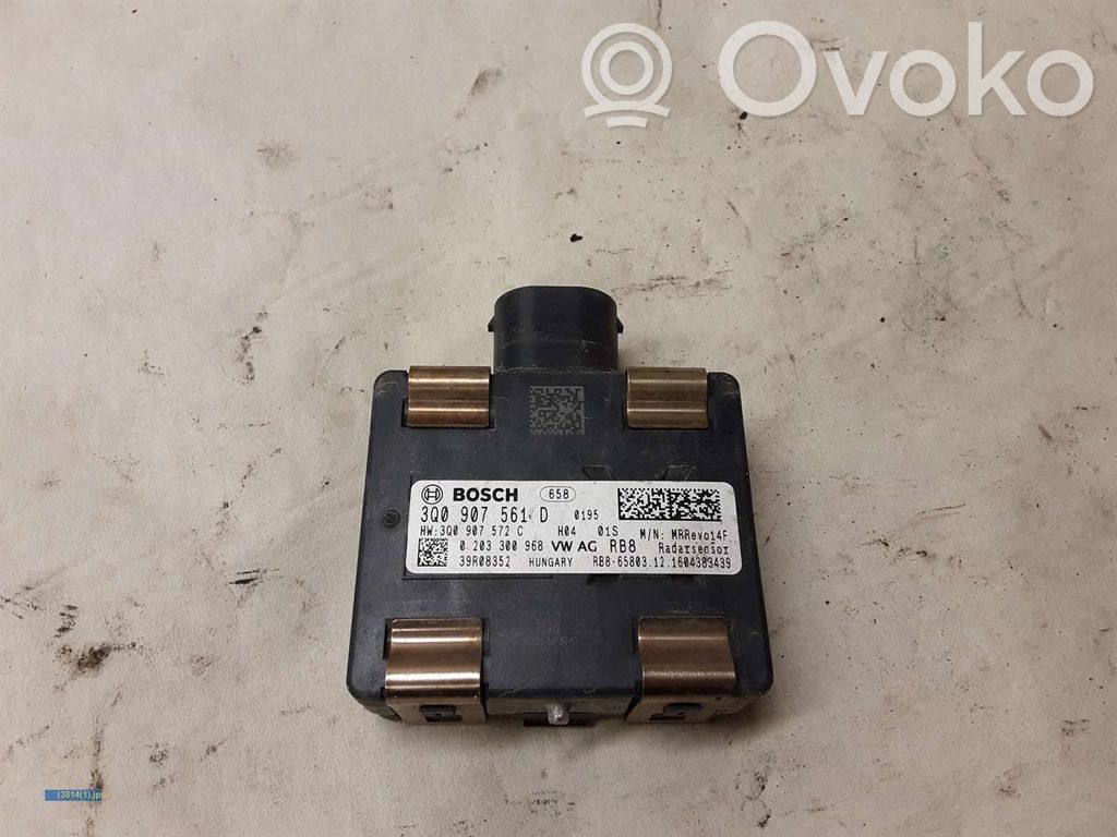 Volkswagen PASSAT B8 Sensor de radar Distronic 