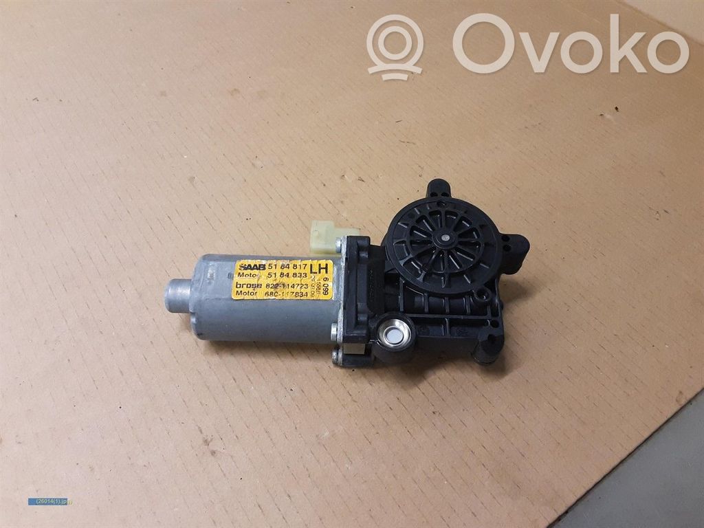 Saab 9-5 Motor del regulador de la ventanilla de la puerta delantera 