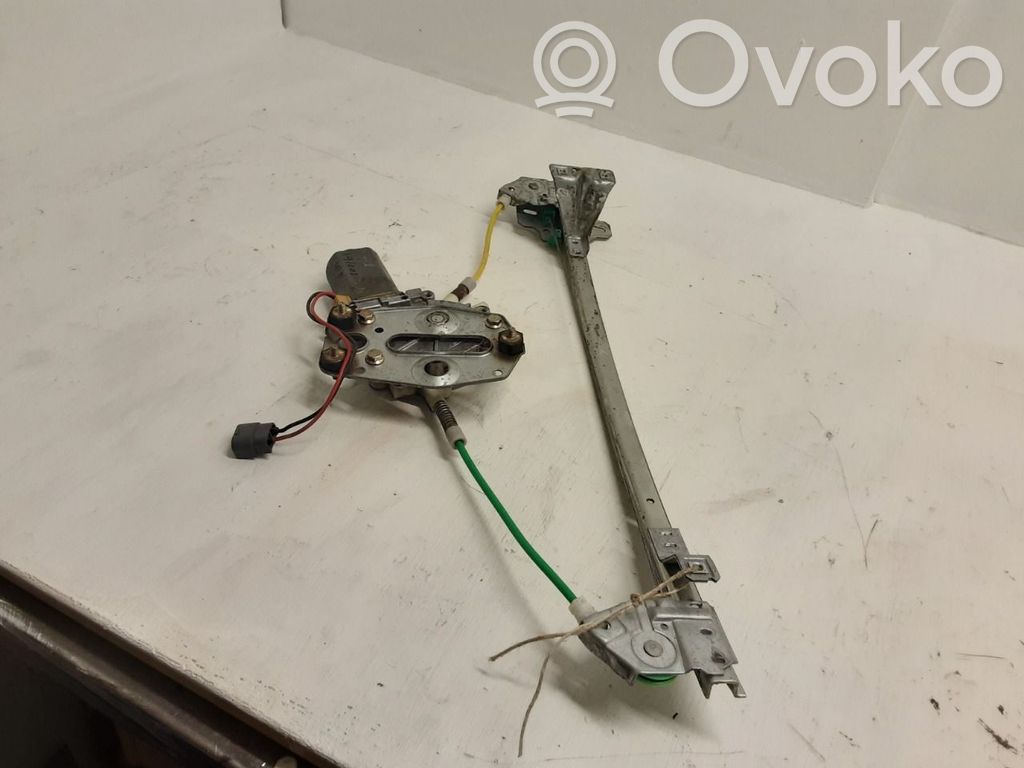 Saab 9000 CS Front door window regulator with motor 
