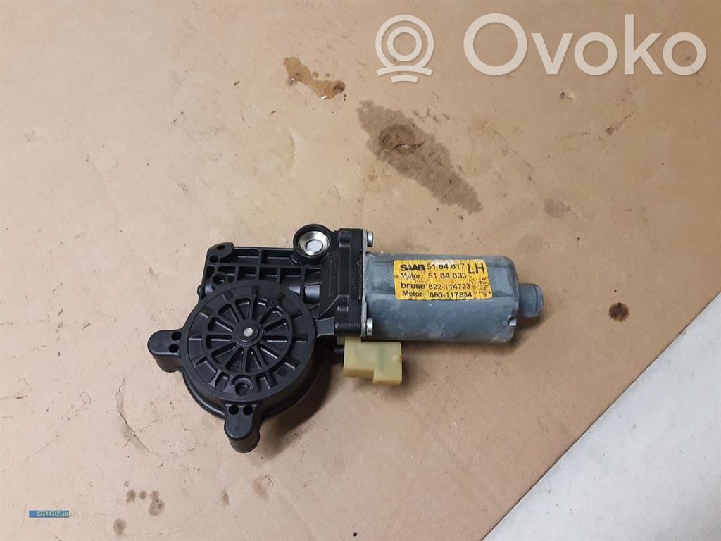 Saab 9-5 Motor del regulador de la ventanilla de la puerta delantera 