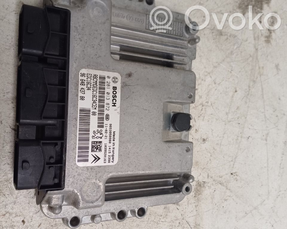 Peugeot Partner Unité de commande / module d'injection 