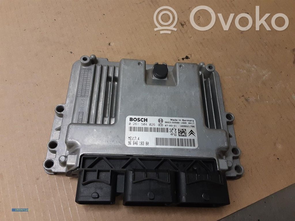 Peugeot 207 Injection control unit/module 