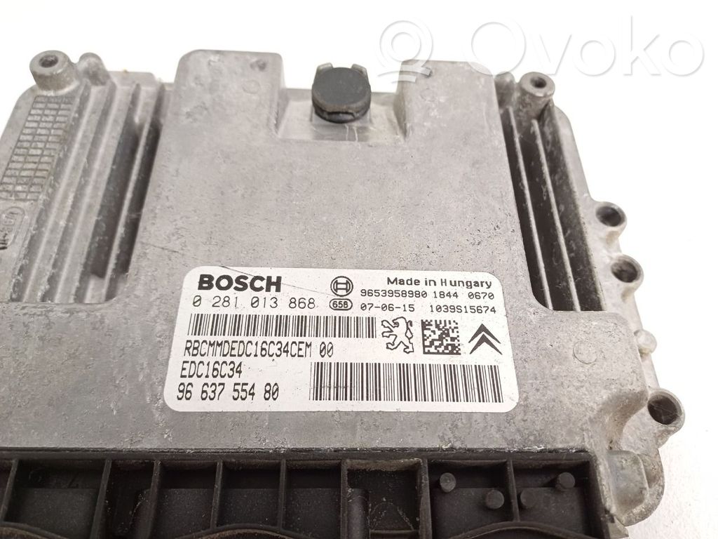Injection control unit/module   0281013868,9663755480