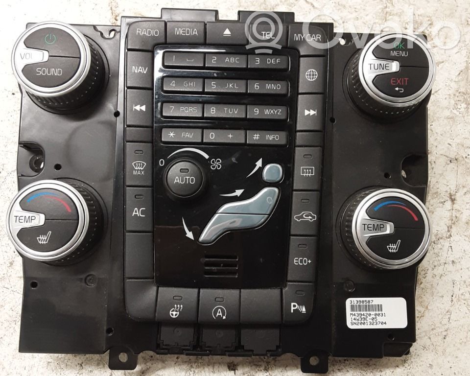 Volvo V70 Climate control unit 