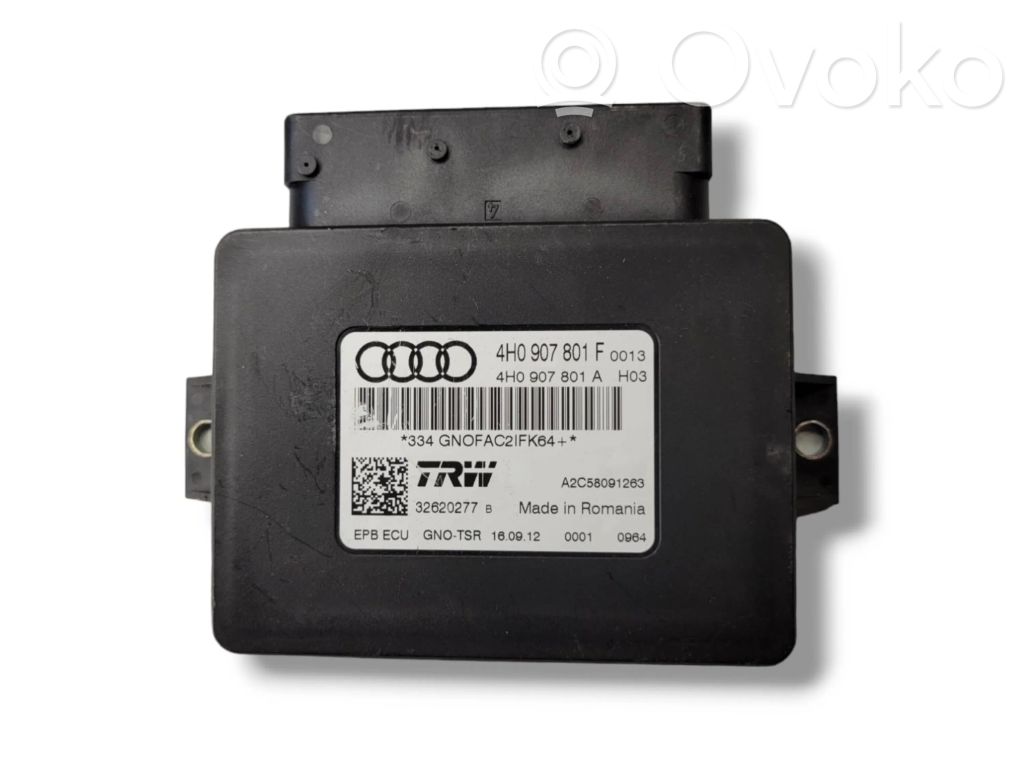 Audi A6 S6 C7 4G Module de frein de stationnement 