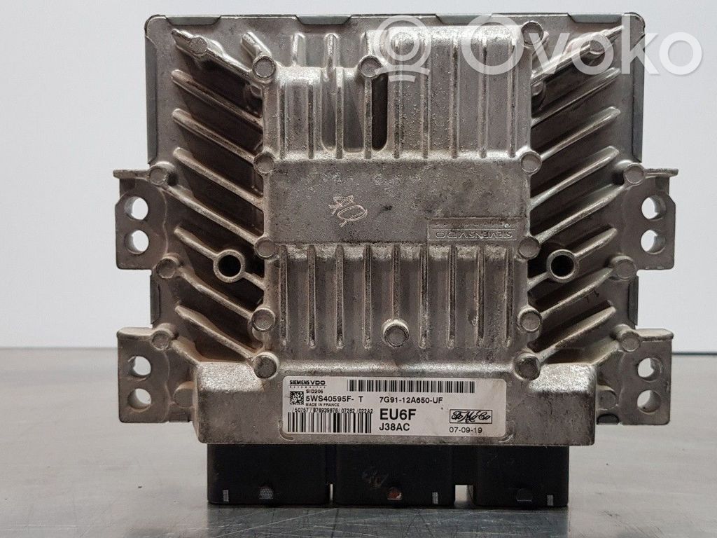 Engine control unit/module   7G9112A650YF,5WS40595F