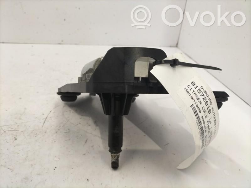 Citroen C3 Takalasinpyyhkimen moottori