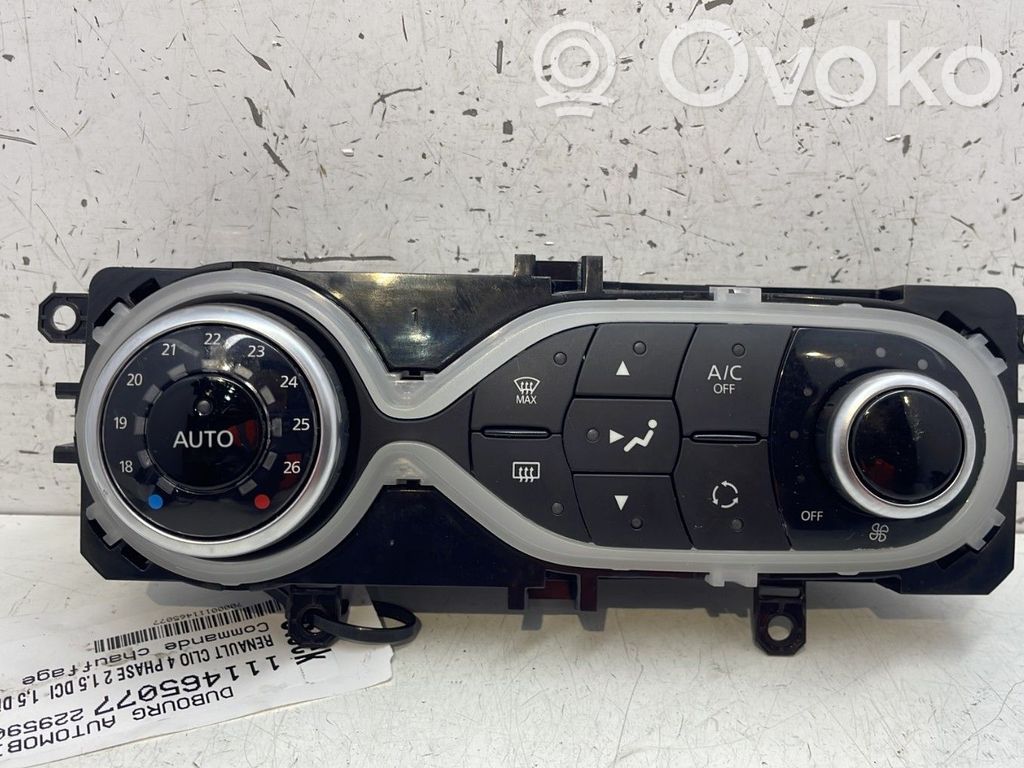 Renault Clio IV Climate control unit 