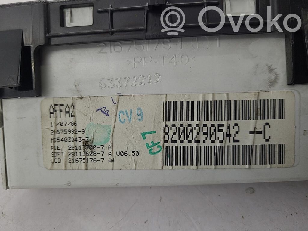 Renault Megane II Monitor/display/piccolo schermo