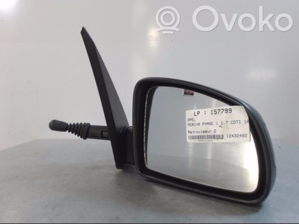 Opel Meriva A Espejo lateral manual 