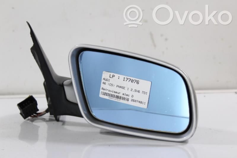 Audi A6 S6 C5 4B Manualne lusterko boczne drzwi przednich 