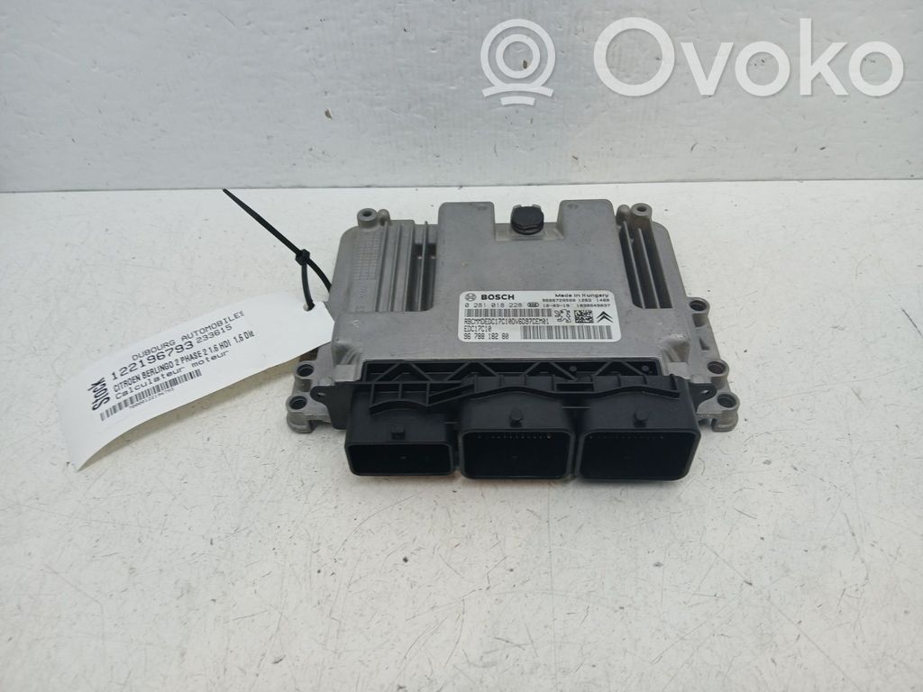 Citroen Berlingo Engine control unit/module 