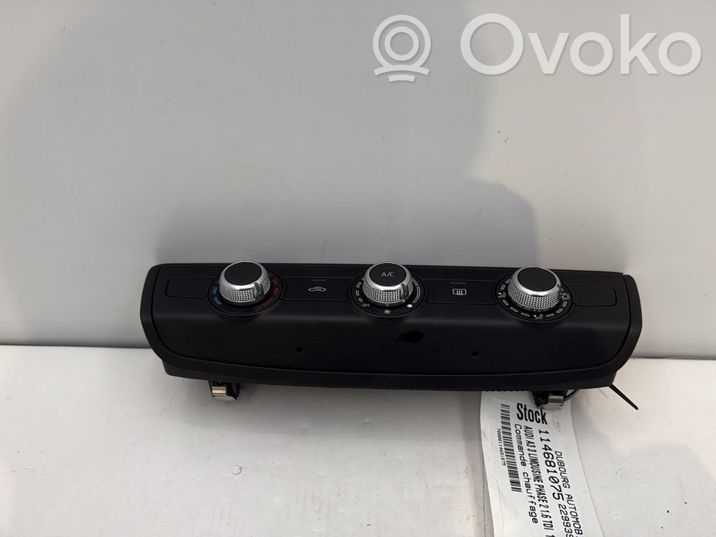 Audi A3 S3 8V Climate control unit 
