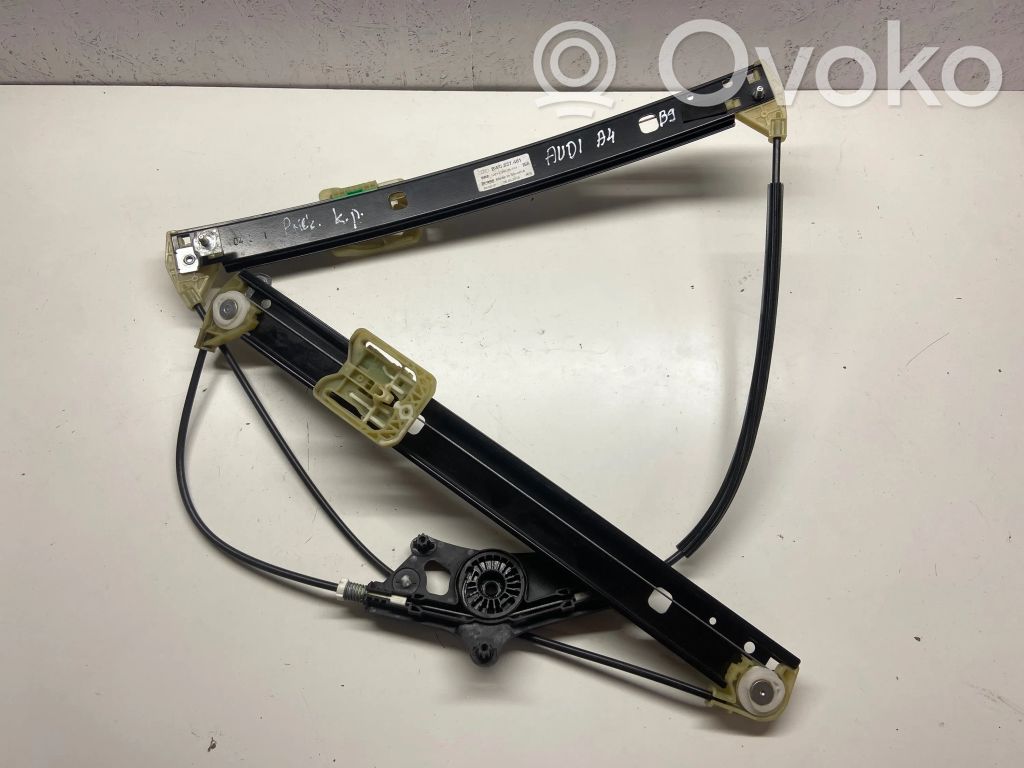 Audi A4 S4 B9 Mechanizm podnoszenia szyby przedniej bez silnika 