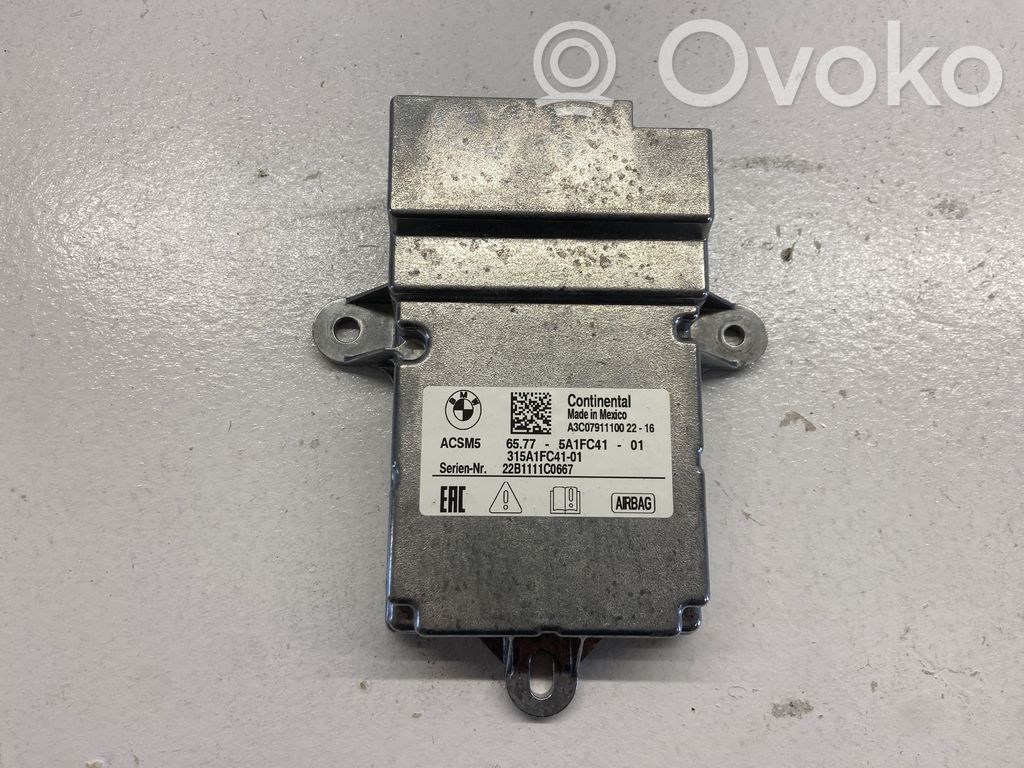 Airbag control unit/module   5A1FC41,A3C0791110022,22B1111C0667,315A1FC4101