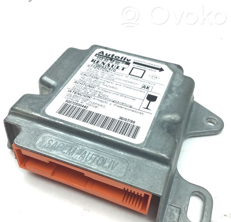 Airbag control unit/module   7700437475
