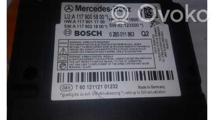 Mercedes-Benz A W176 Unitate/modul de comandă airbaguri 