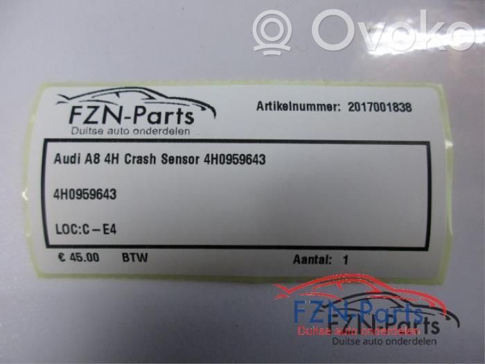 Airbagsensor Crashsensor Drucksensor   4H0959643