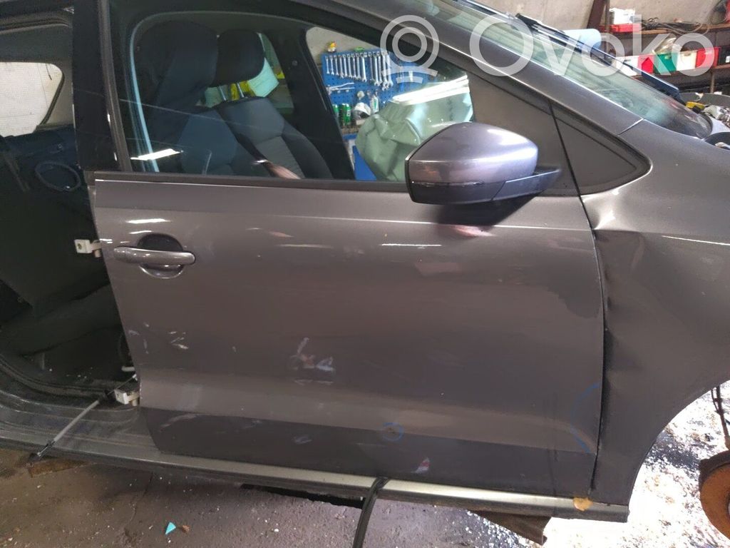 Volkswagen Polo V 6R Motorino alzacristalli della portiera anteriore 