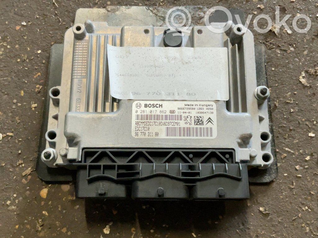 Citroen C4 II Engine control unit/module 