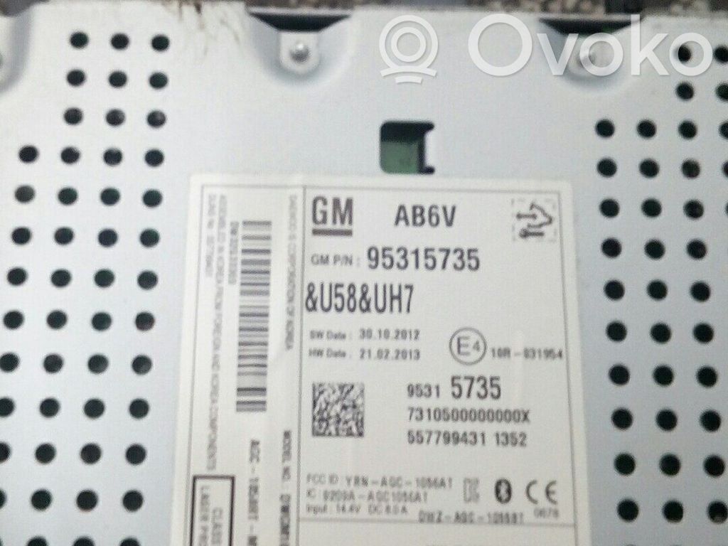 Chevrolet Aveo GPS navigation control unit/module 