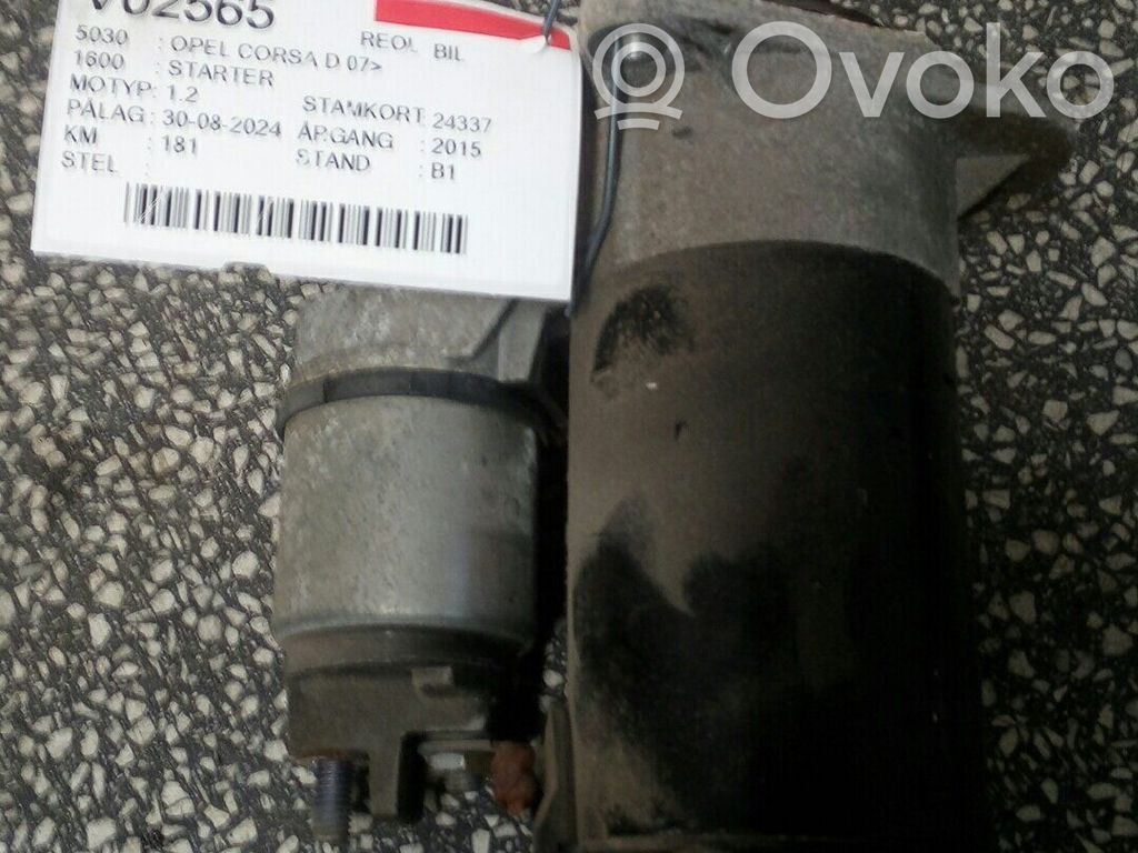 Opel Corsa D Motor de arranque 
