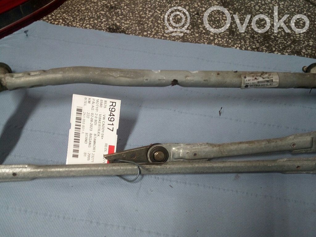 Volkswagen Caddy Mechanizm wycieraczek szyby przedniej / czołowej 