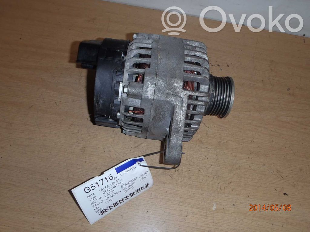 Alfa Romeo 159 Alternador 