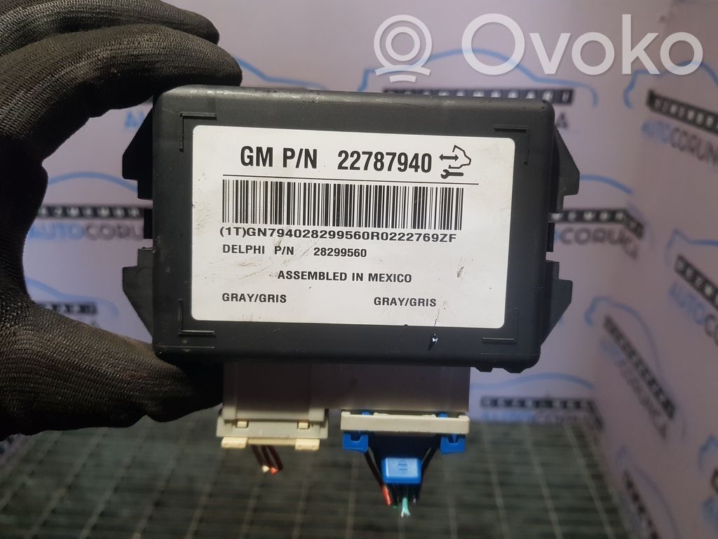 Other control units/modules   22787940