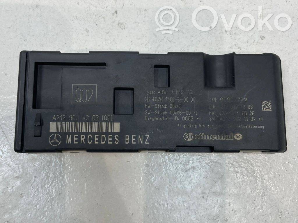 Mercedes-Benz C W204 Unité de commande / module de hayon 