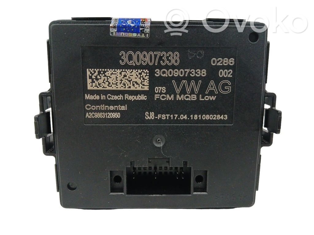 Autres unités de commande / modules   3Q0907338,CONTROLLUZCURVAS,REGULACIONALCANCE