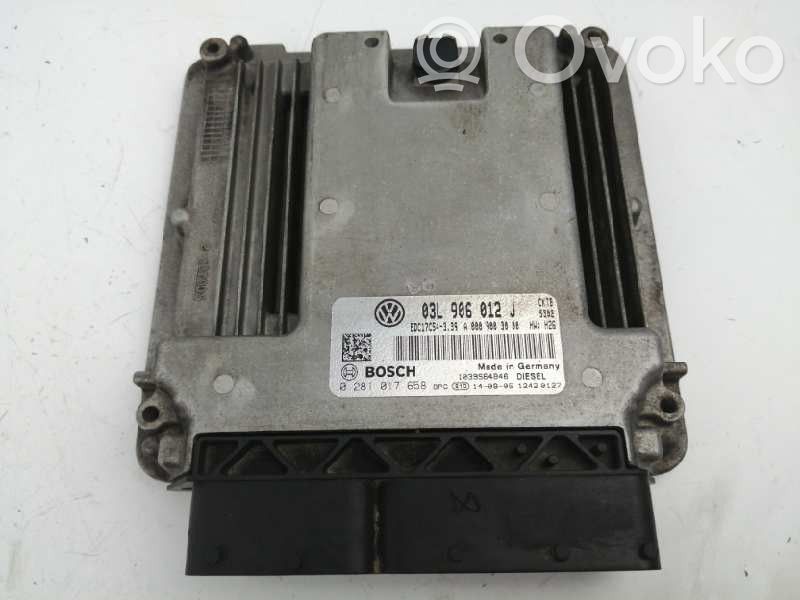 Sterownik / Moduł ECU   03L906012J,A0009003000,0281017658