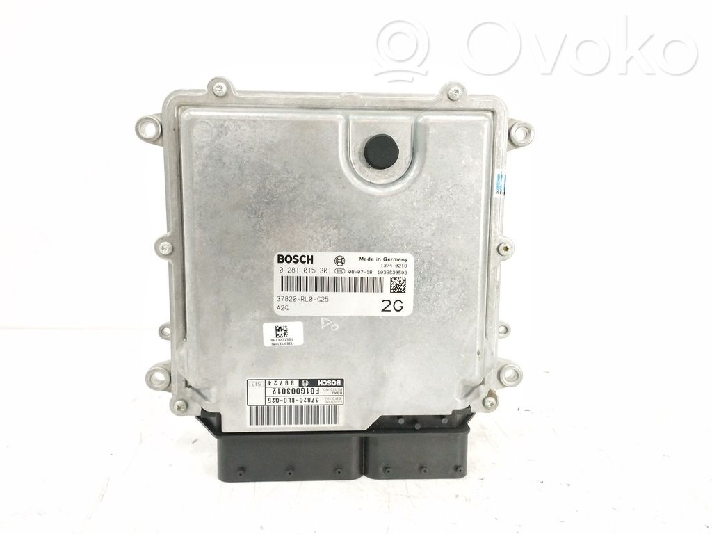 Engine control unit/module   37820RL0G25,0281015301,F01G003012