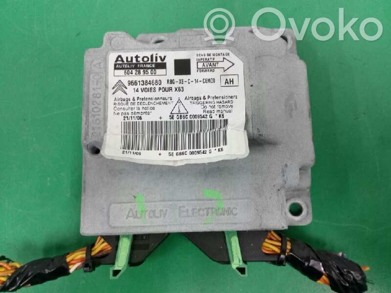 Airbag control unit/module   9661384680,604289500