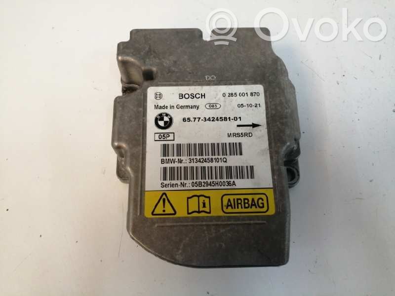 Airbag control unit/module   65773424581,0285001870