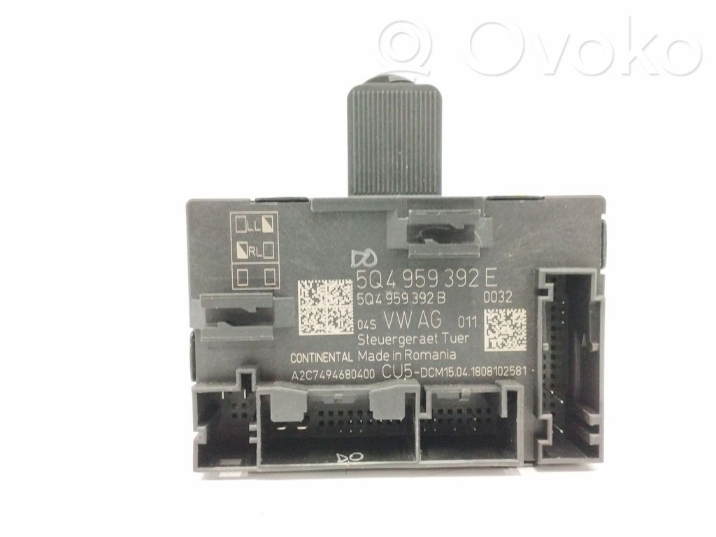 Autres unités de commande / modules   5Q4959392E,CONTROLDEPUERTA,A2C7494680400