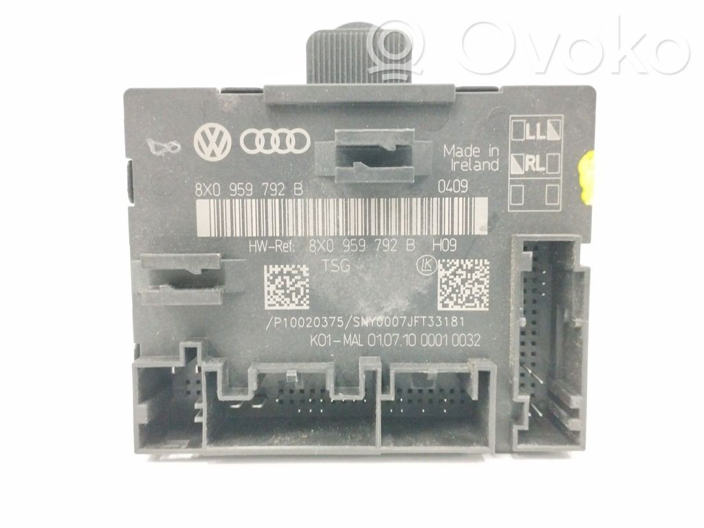 Muut ohjainlaitteet/moduulit   8X0959792B,CONTROLDEPUERTA