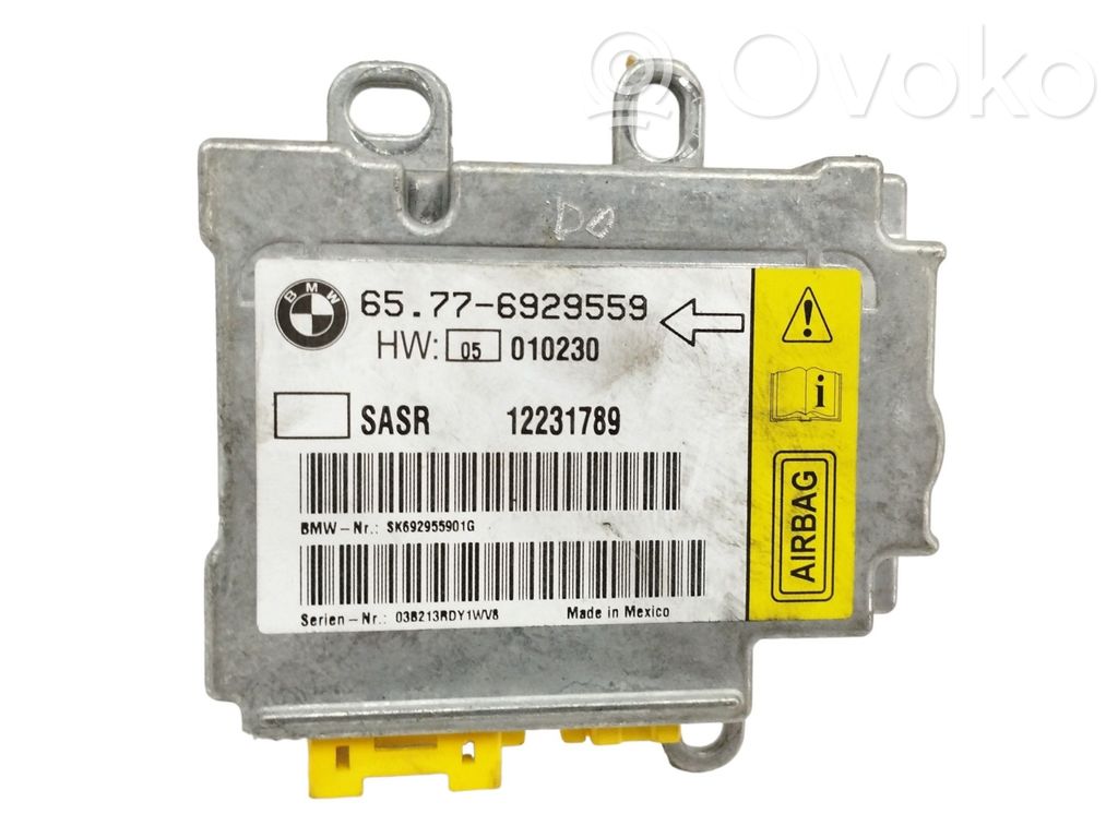 Unidad de control/módulo del Airbag   65776929559,12231789